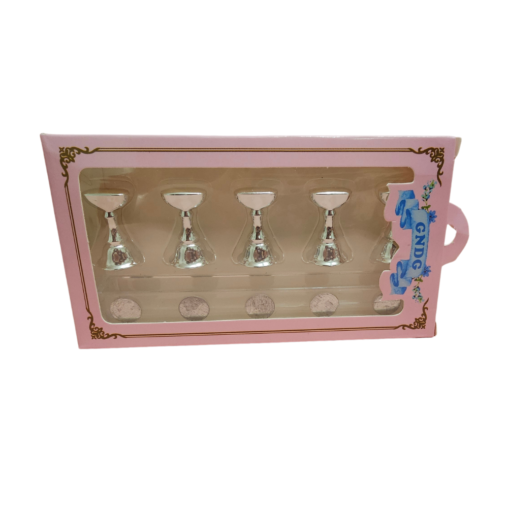 Porta Uñas Estilo Ajedrez - 5 Piezas