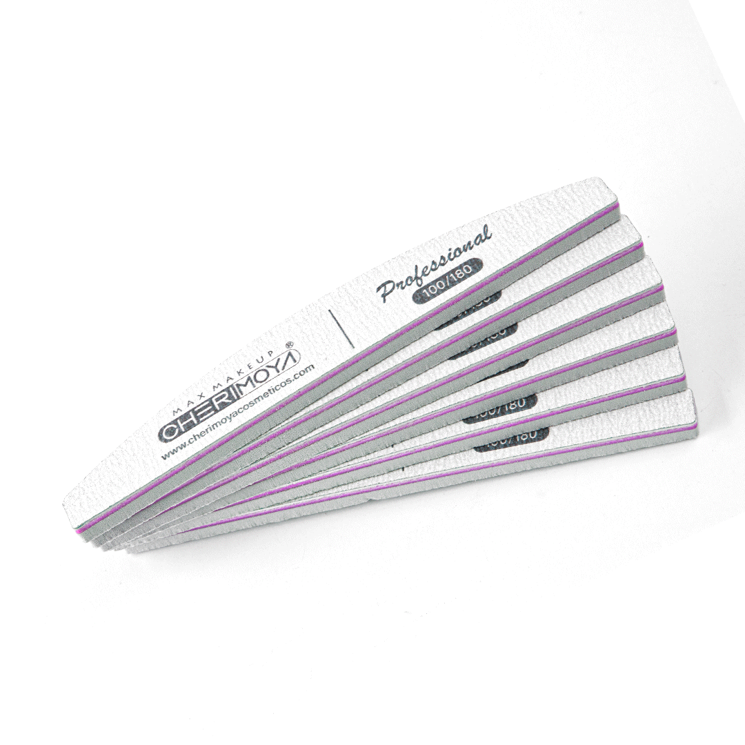 Pack 10 Limas Semi-Curvas 100/180