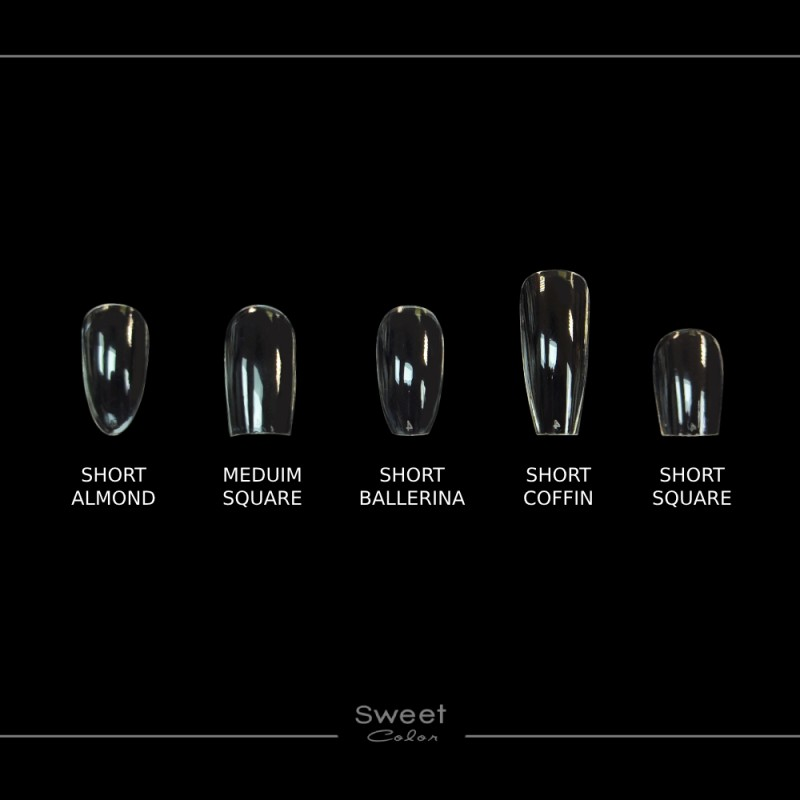 Tips de Softgel 240pcs Sweet Color
