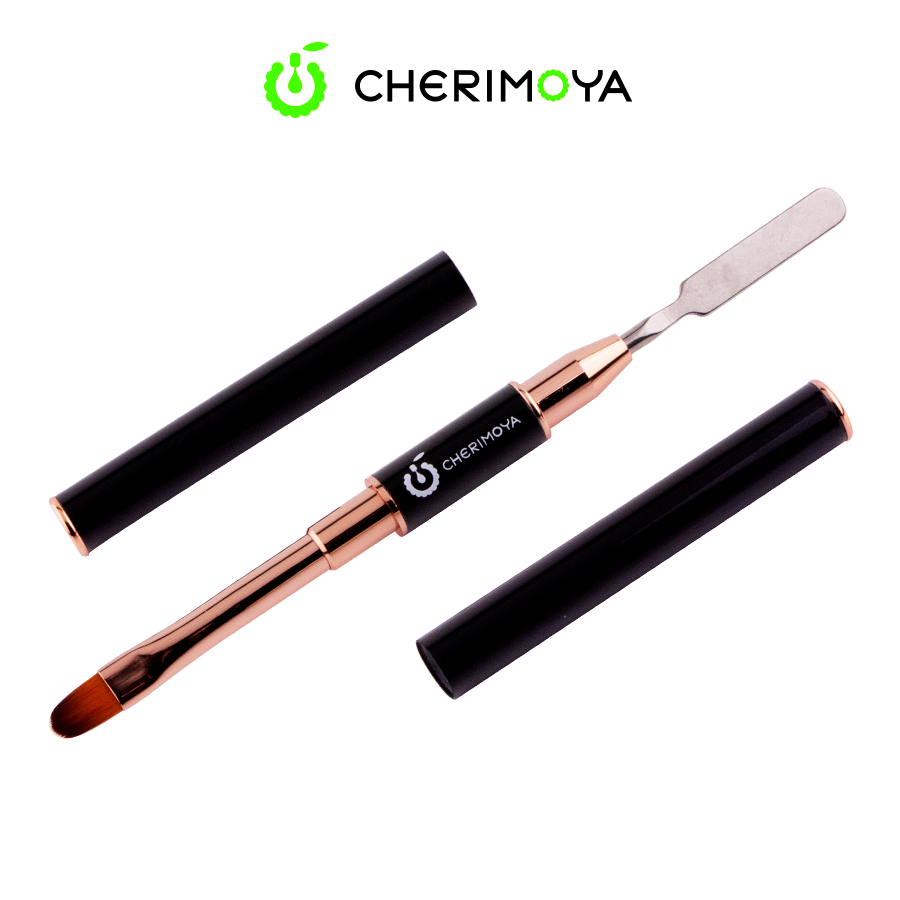 Kit 2 Powder Gel + Pincel Polygel