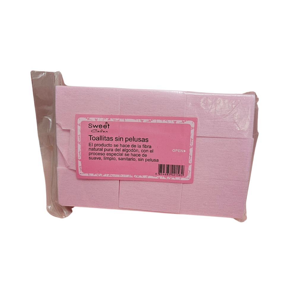 Toallitas sin pelusa de algodón (500 unidades)