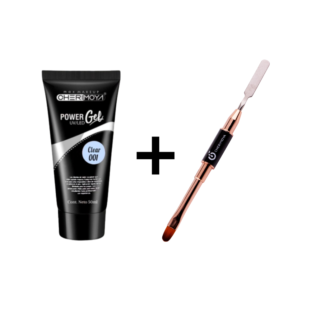Kit Powder Gel + Pincel Polygel