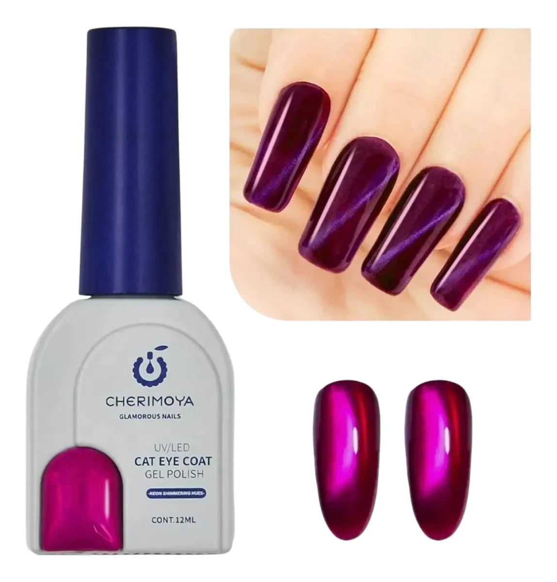 Esmaltes Cat Eye / Ojo de Gato 12ml