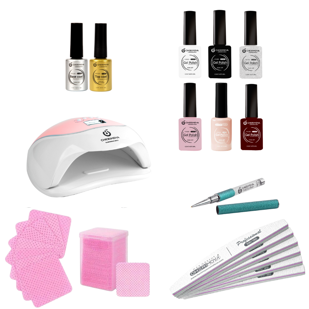 Kit Básico de Manicure con Lámpara UV/LED