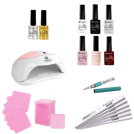Kit Básico de Manicure con Lámpara UV/LED