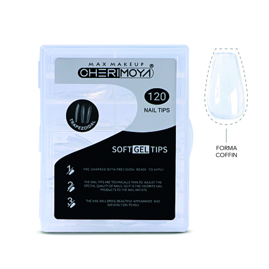 Tips 120 Soft Gel – Sistema Soft Gel para Extensiones de Uñas