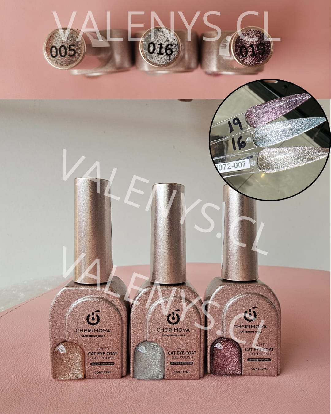 Esmaltes Cat Eye / Ojo de Gato 12ml