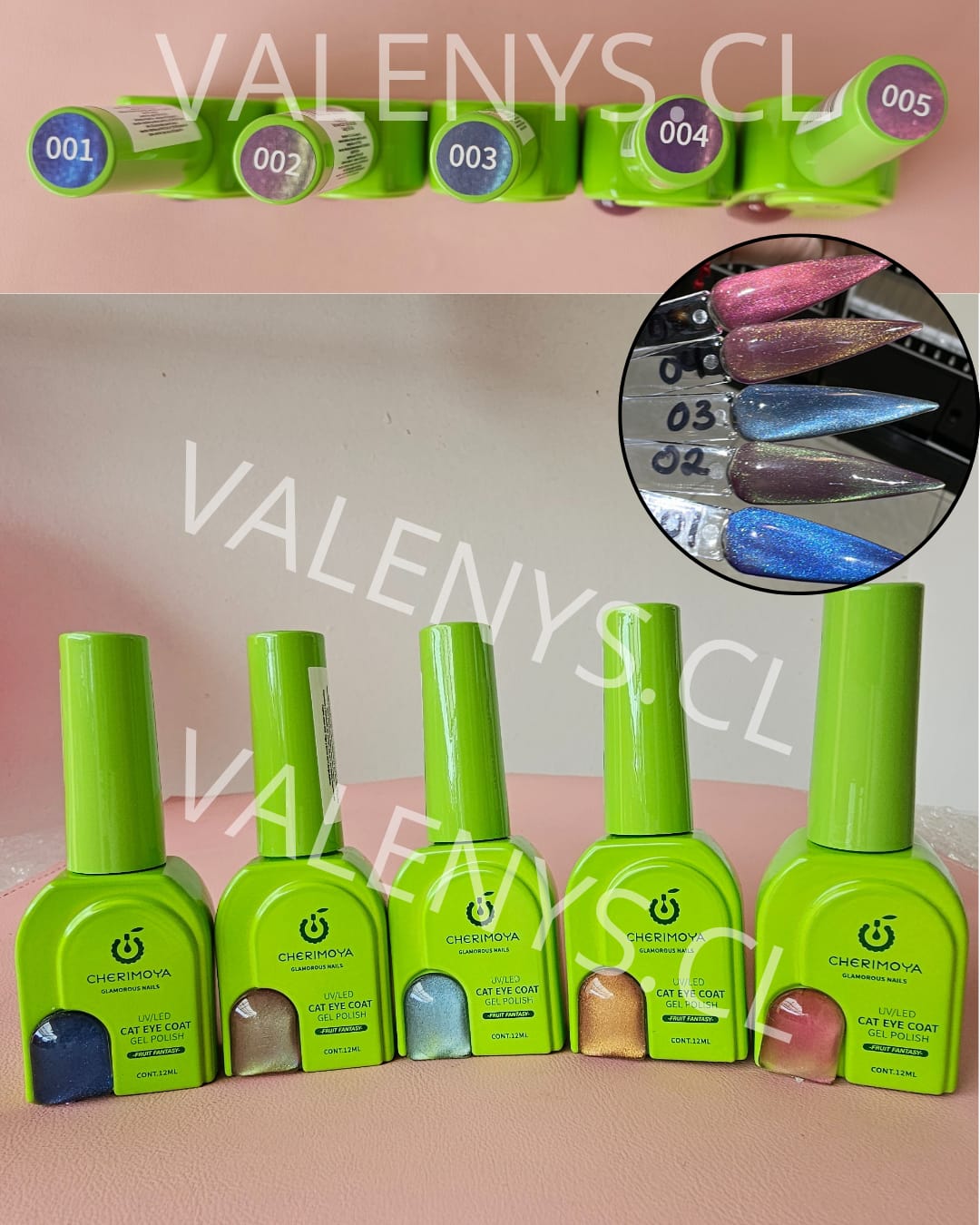 Esmaltes Cat Eye / Ojo de Gato 12ml