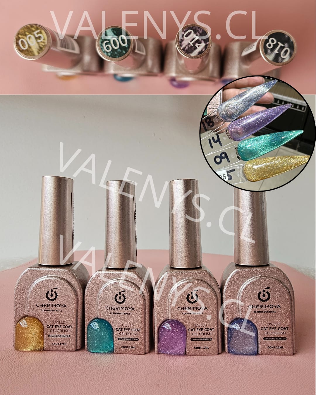 Esmaltes Cat Eye / Ojo de Gato 12ml