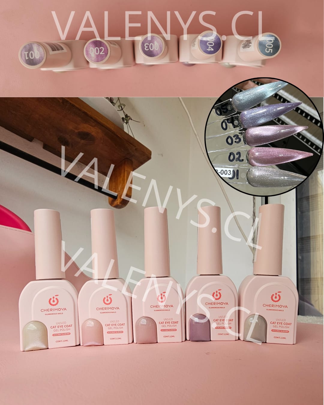 Esmaltes Cat Eye / Ojo de Gato 12ml