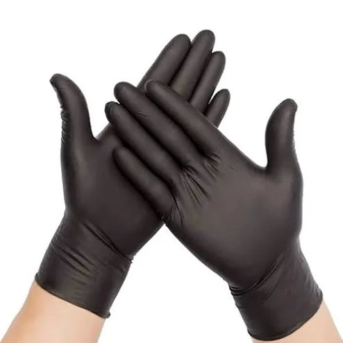 Guantes de Nitrilo 50 Pares - Negro