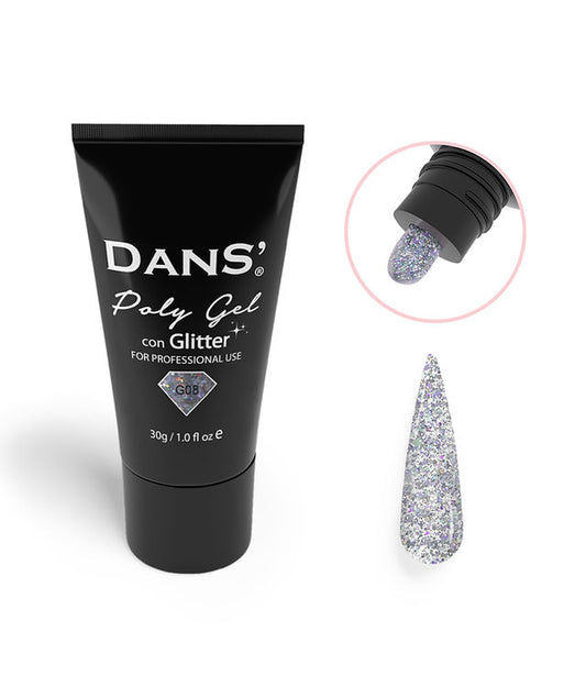 Poly Gel Glitter 30g