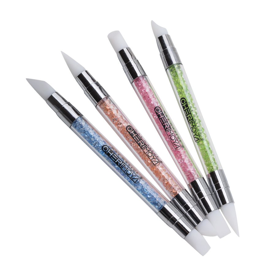 Set 4 pinceles silicona dobles