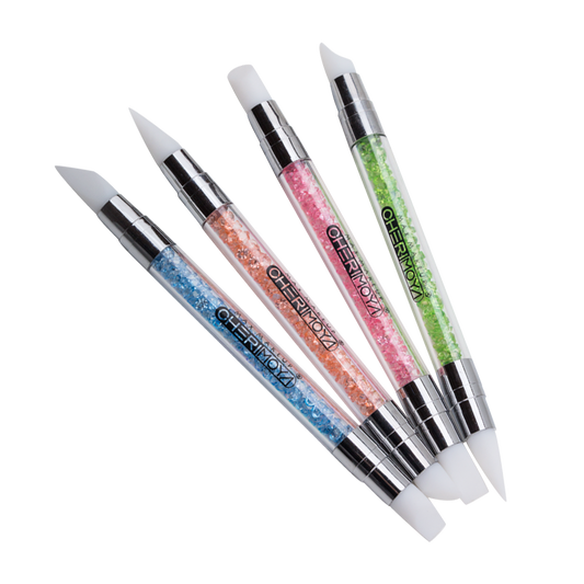 Set 4 pinceles silicona dobles